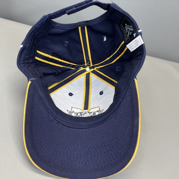 Joe Ts Morehead State Navy OSFM Strap Back Hat Cap - Picture 8 of 10